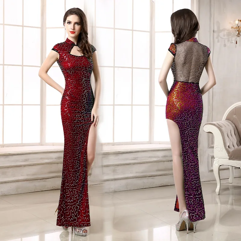 

Beauty Bar ds costumes sexy female dj nightclub singer lead dancer clothing sequined evening dress dance clothes