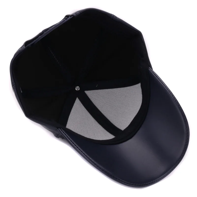 Классическая простая бейсболка HATLANDER из искусственной кожи модная кепка без
