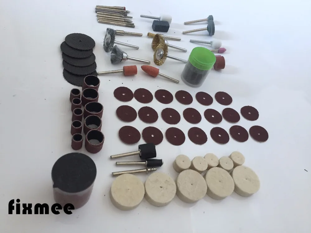 Fixmee-100Pc-Rotary-Tool-Accessory-Bit-Set-Suit-Dremel-1-8-Shank-Grinding-Polishing-For-Rotary (1)