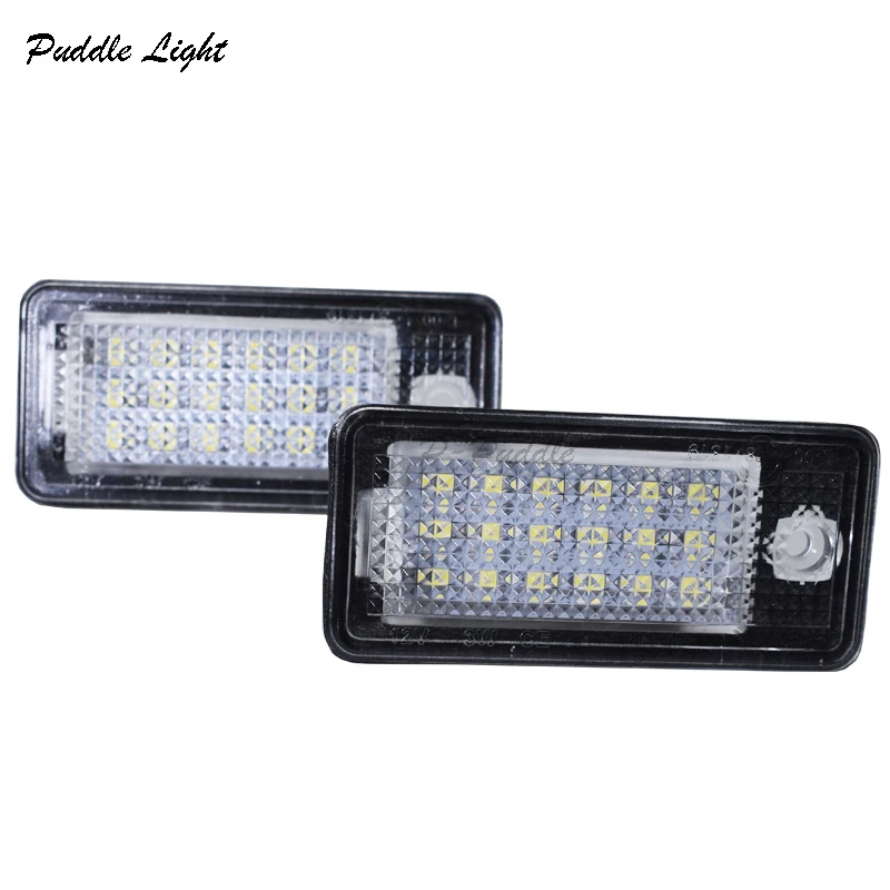 

2x White 18 SMD For Audi Q7 A4 A6 C6 A3 S3 S4 Led Number License Plate Light Lamp Led Bulb B6 B7 S6 A8 S8 Rs4 Rs6