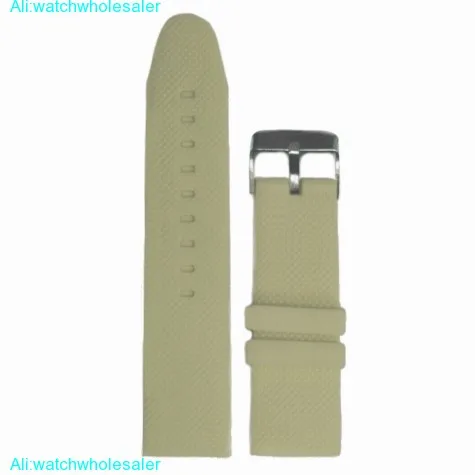 22mm Smart Grey Silicone Jelly Rubber Unisex Watch Band Straps WB1062D22JB