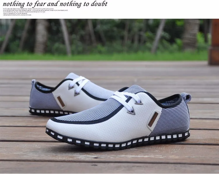 GOXPACER/демисезонная Мужская обувь; мужская повседневная обувь; дышащая обувь на плоской подошве со шнуровкой; модная мужская кожаная обувь размера плюс;