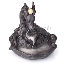 Cheap Ceramic Incense Burner Chinese Dragon Smoke Waterfall Backflow Incense Burner Home Office Censer Quemador De Incienso Dragon Cheap Ceramic Incense Burner Chinese Dragon Smoke Waterfall Backflow Incense Burner Home Office Censer Quemador De Incienso Dragon