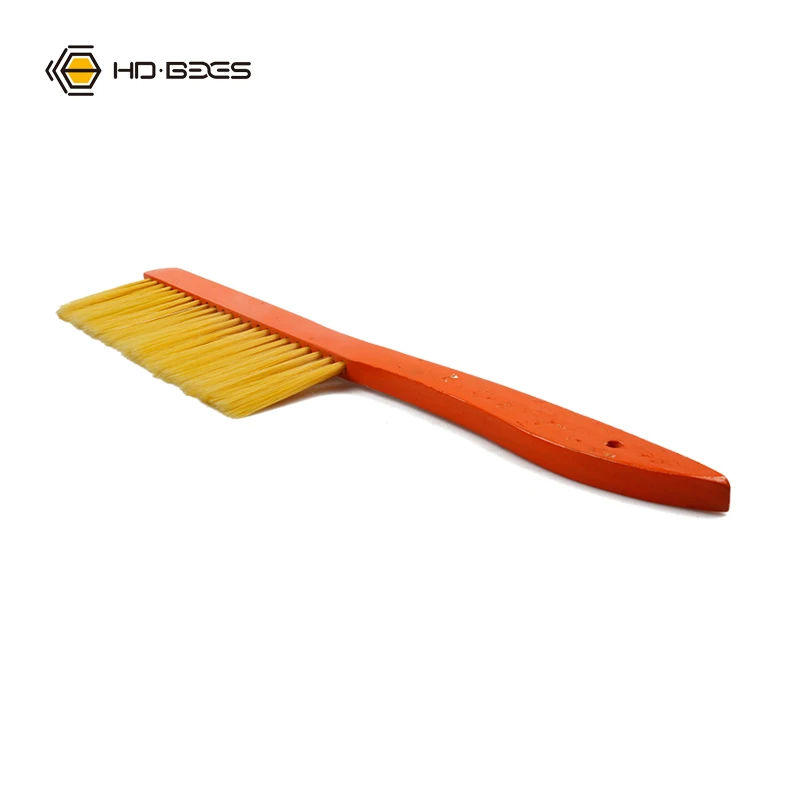 

Beekeeping Tools 3 Rows Beekeeping Brush NO.5 Bee Sweep Brush Solid Wood with Plastic Fiber
