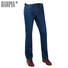 HARPIA новые женские повседневные джинсы для женщин синие простые прямые джинсовые брюки женские большие размеры зимние теплые плотные джинсы брюки