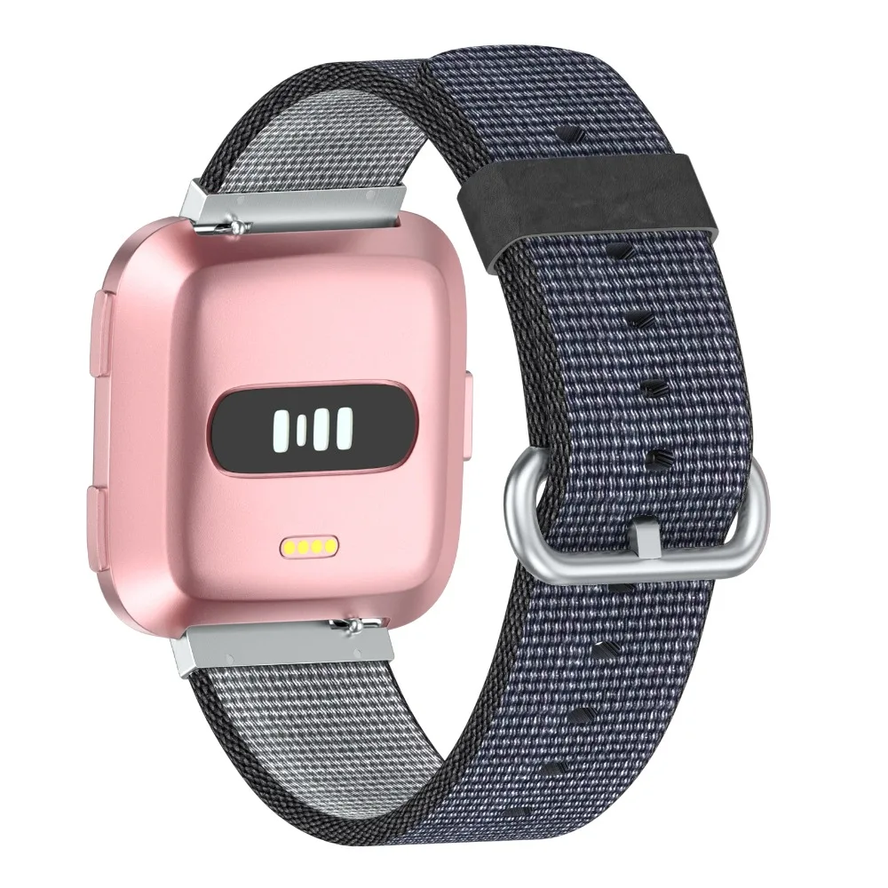 Тканый нейлоновый ремешок для Fitbit Versa/versa 2/versa lite ремешок на запястье correa ремешок для часов smart fitbitversa аксессуары для часов