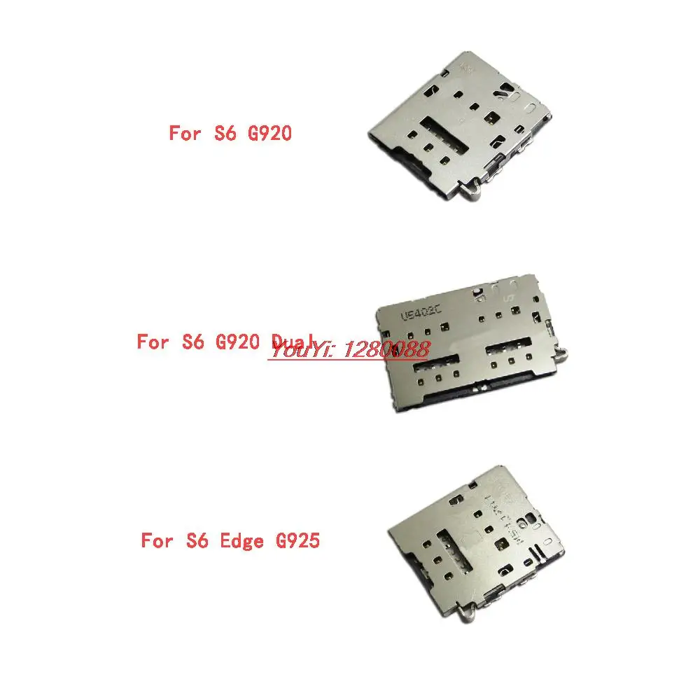 5 шт./лот OEM для Samsung Galaxy S6 edge G920 G920F G9200 G925 G9250 G925F устройство чтения двух SIM-карт