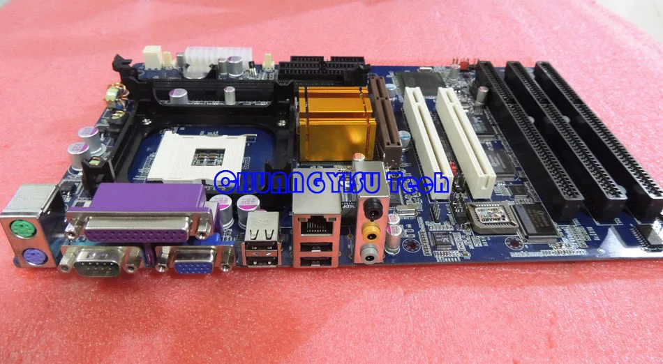 CHUANGYISU для CYSMBD-845GL3, 845GV, материнская плата с 3 ISA 2PCI слотами, 2 COM, 2 IDE, разъем 478, VGA, один год гарантии