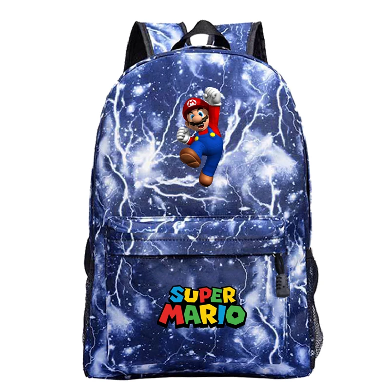 Мультяшный рюкзак Супер Марио модный рюкзак с рисунком Супер Марио школьный рюкзак с принтом для мужчин и женщин мальчиков и девочек школьный рюкзак - Цвет: 15
