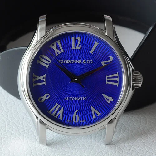 San Martin, женские эмалированные автоматические часы, наручные часы из нержавеющей стали, диаметр 38 мм, 30 м, водонепроницаемые, Relojes Hombre, унисекс - Цвет: Blue 2