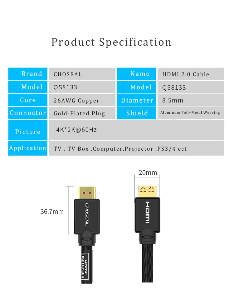 cable hdmi 2.0