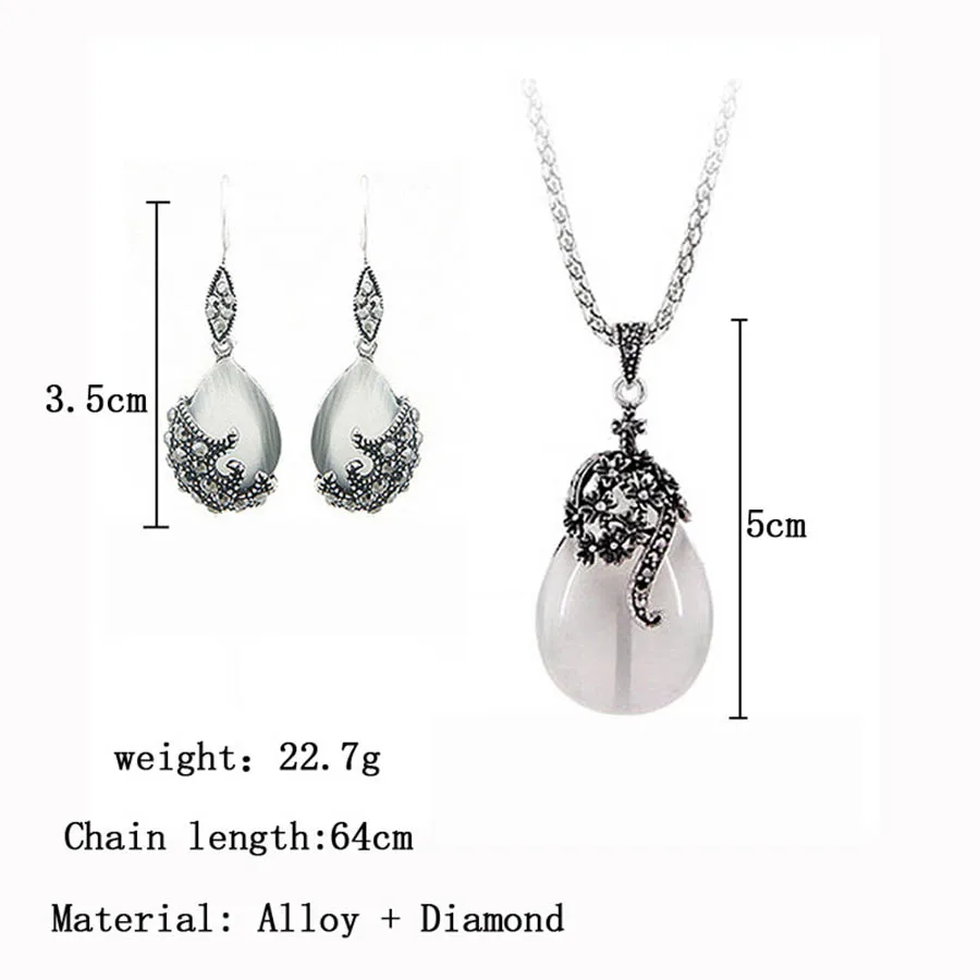 New products Fashion Jewelry Set Opal