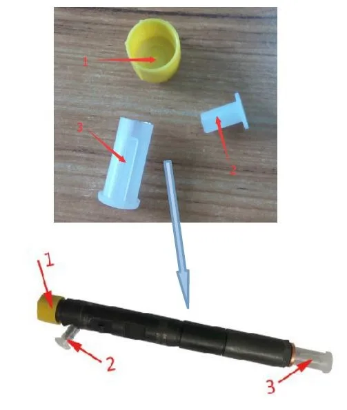 ERIKC топливный инжектор запасные части пластиковая крышка, C R инжектор Защитная крышка для защиты инжектора