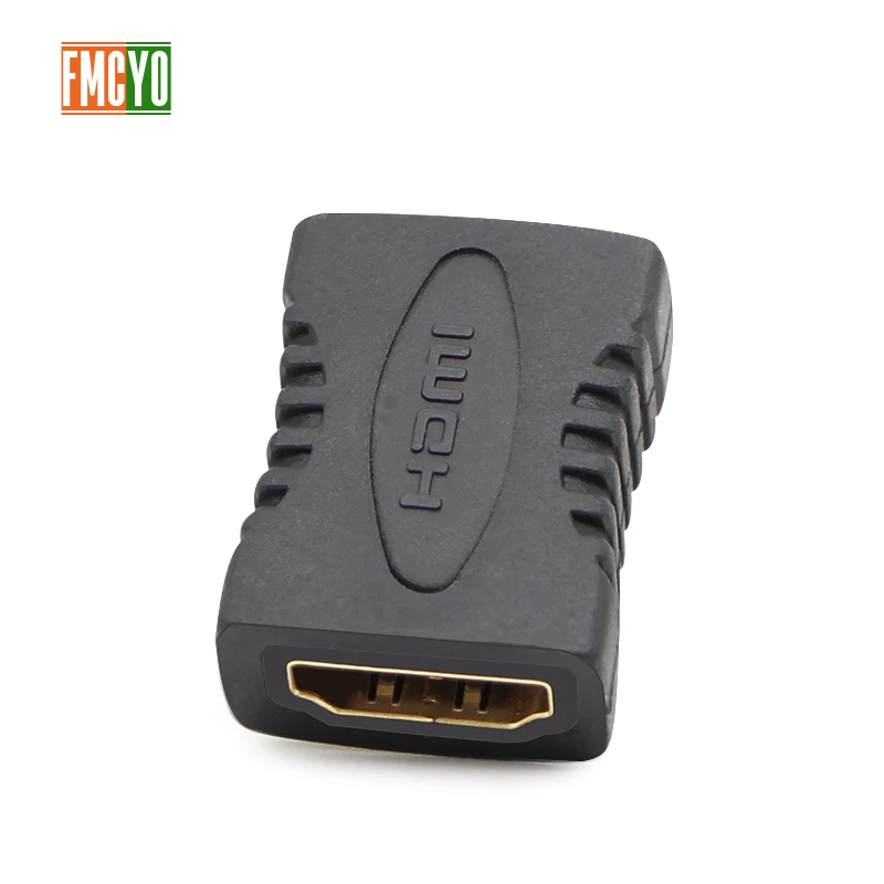

HDMI Cable Extension Adapter Female to Female 1080P Gold Joiner Converter Transfer Video Audio Signals HDMI Connector Head