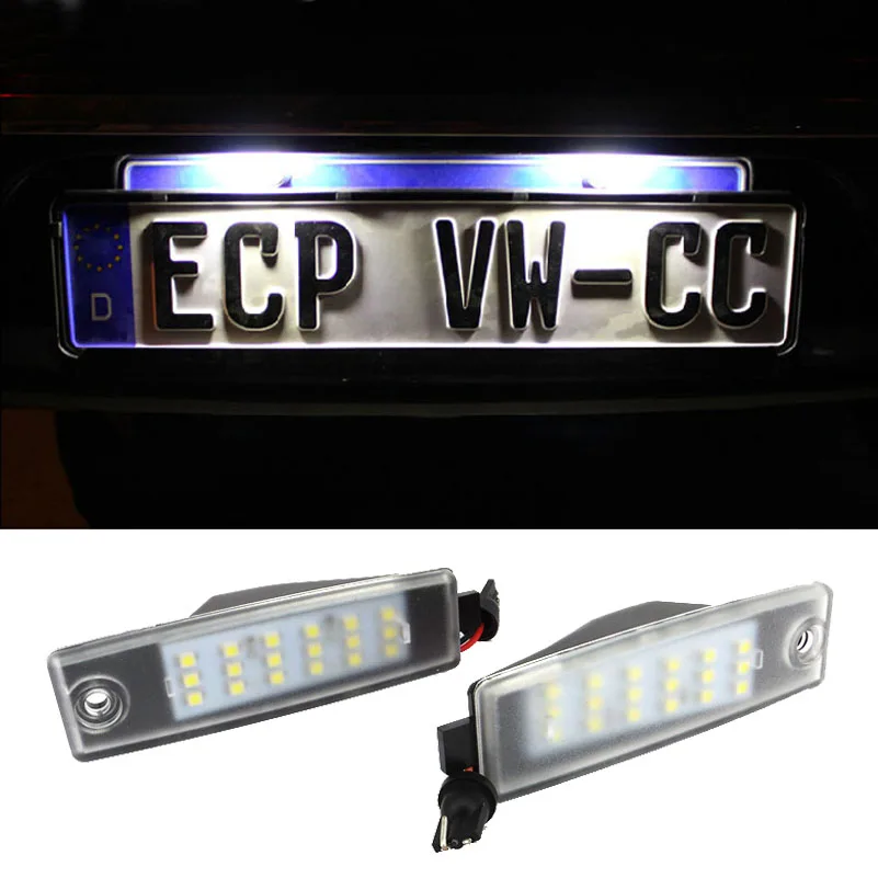 2X светодиодный автомобильный номерной знак 3528 SMD лампа комплект для Toyota Rav4 Vanguard