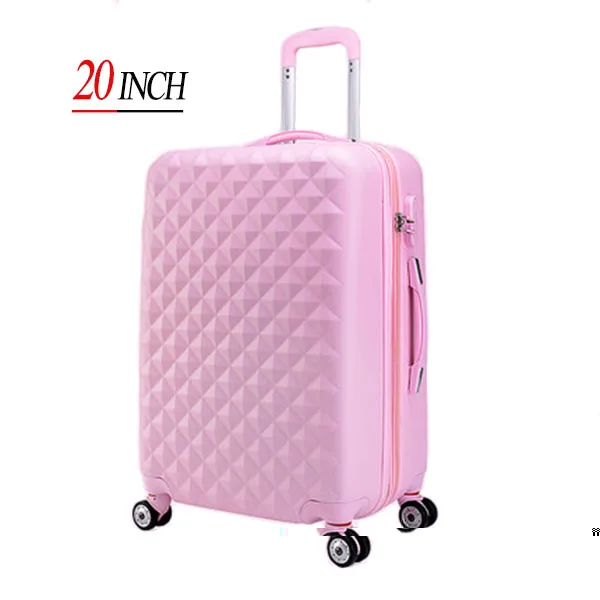 2" 24" 2" дюймов, высокое качество, чемодан на колесиках, чемодан для путешествий, чехол, коробка, тяга, багажник, Спиннер, колеса ABS+ PC, сумка для посадки - Цвет: 20inch