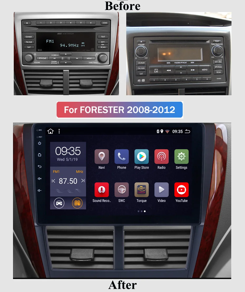 Discount 9 inch 2.5D IPS HD multi-touch screen Android8.1 2G RAM 32G ROM NAVI for Subaru Forester 2008-2012 with Bluetooth USB WIFI SWC 1 Discount 9 inch 2.5D IPS HD multi-touch screen Android8.1 2G RAM 32G ROM NAVI for Subaru Forester 2008-2012 with Bluetooth USB WIFI SWC 1