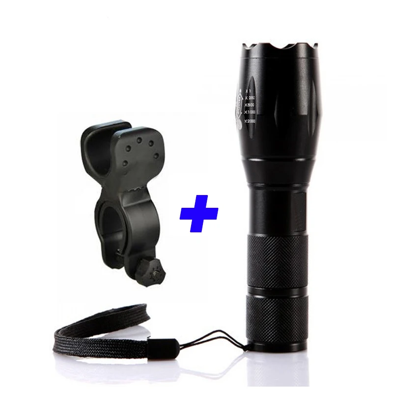 6000-Lumens-Bicycle-Light-Torch-Flashlight-Lamp-2-LED-Camping-Light-Zoomable-Spotlight-Outdoor-Light