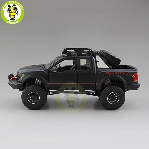 1/24 Maisto Ford F150 F 150 Raptor SUV Trucks Pickup Diecast Металлическая Модель автомобиля игрушки для детей подарок для мальчиков и девочек коллекция хобби - Цвет: Matte Black