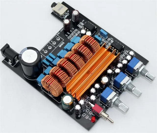 TPA3116 amplifier board 2.1 channel class D NE5532 2*50W+100W Subwoofer