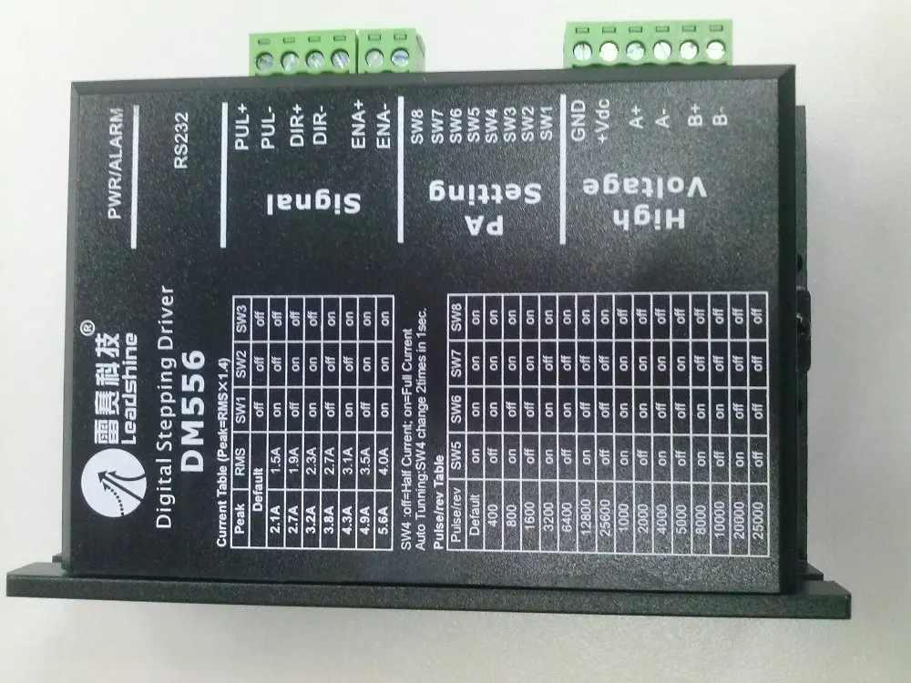 Leadshine DM556 Digital Hybrid Stepper motor Drive and 57HS13 stepper motor for plasma cnc control cuttting machine