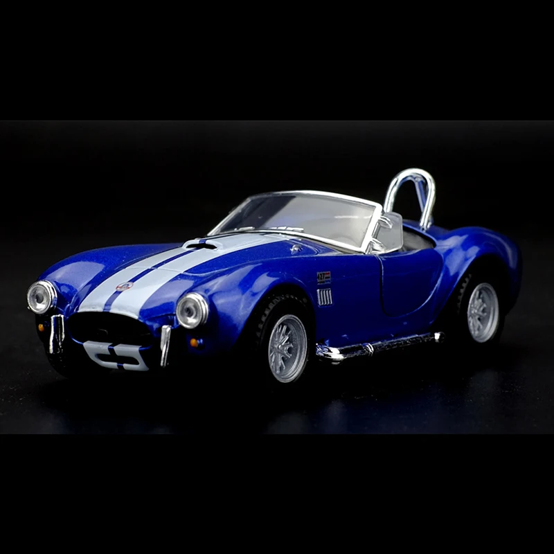 Kinsmart 1:32 1965 Shelby Cobra 427 S/C Alloy Diecast Car Model Toy With Pull Back For Kids Gifts Toy Collection Kinsmart 1:32 1965 Shelby Cobra 427 S/C Alloy Diecast Car Model Toy With Pull Back For Kids Gifts Toy Collection