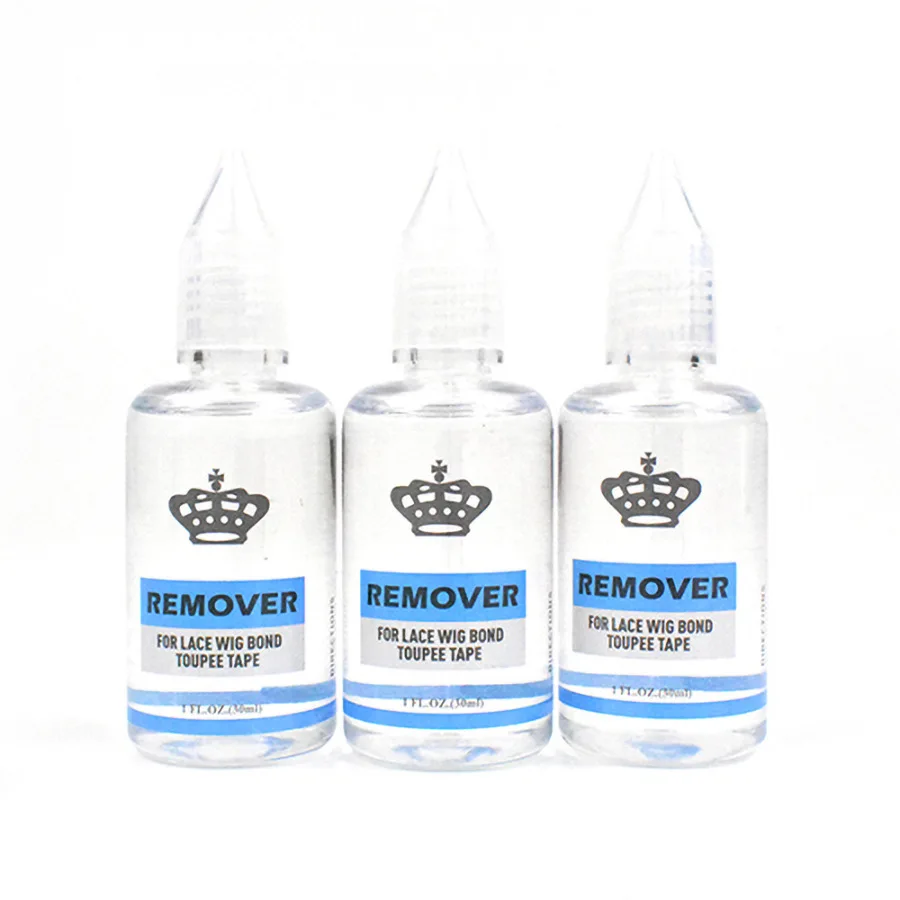 1 Bottle 30ml Adhesive Remover For Skin Tape Hair PU Skin Weft lace Wig Glue Toupee Tape Hair Extensions