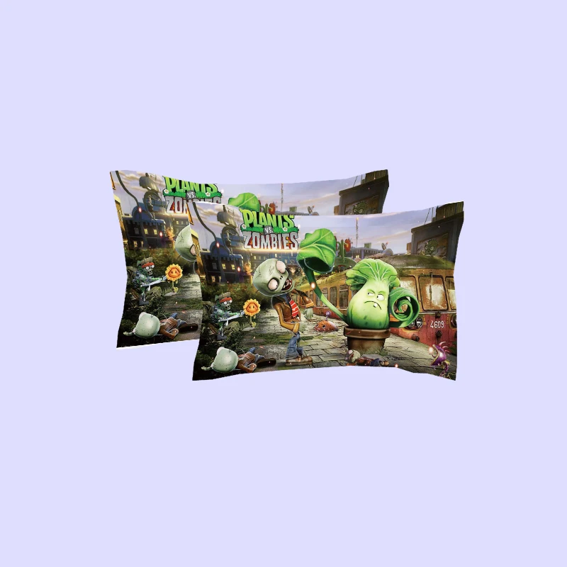 3D комплект постельного белья с принтом Plants vs Zombies домашний текстиль изображением