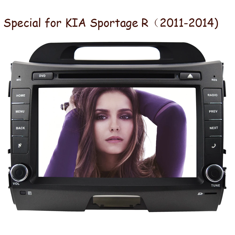 Clearance Car DVD Player Android 4.4 Radio GPS Stereo Tablet In Dash System Head Unit FM APP Navigation Music WiFi PC BT For Kia Sportage 10