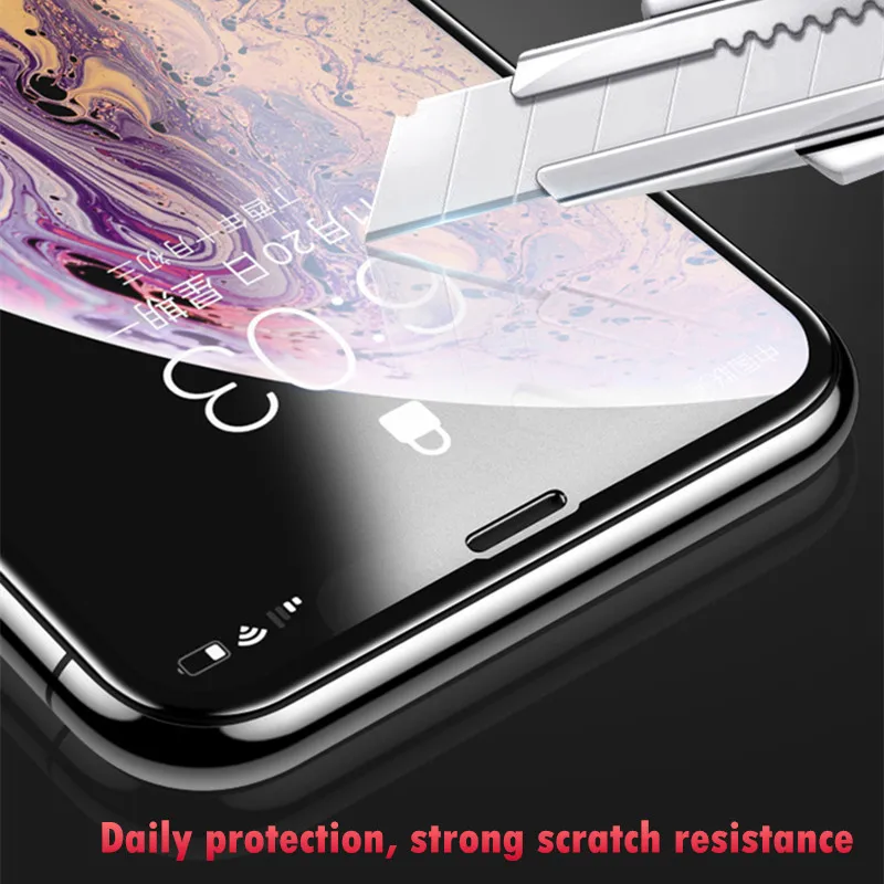 111D Gebogene Rand Vollen Abdeckung Schutz Glas Für iPhone X 7 8 6 6 S Plus Gehärtetem Screen Prote