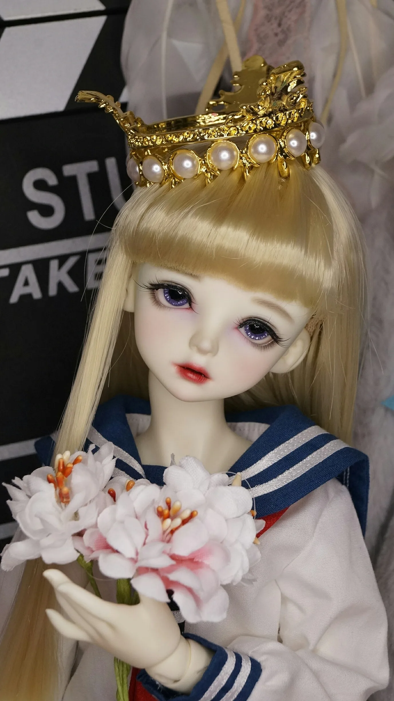 D01-P534 детская игрушка ручной работы 1/3 1/4 1/6 кукольная одежда BJD/SD кукольный реквизит аксессуары винтажная Европейская корона 1 шт
