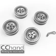 4 шт 1,5" TOYOTA land cruiser LC70 колеса металлический обод серебро для rc8wd TF2 LWB с LAND CRUISER LC70 Z-BB0001