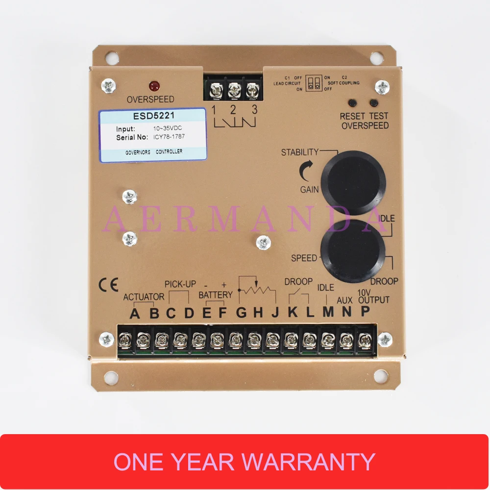 

Generator automatic governor ESD5221 speed control diesel engine