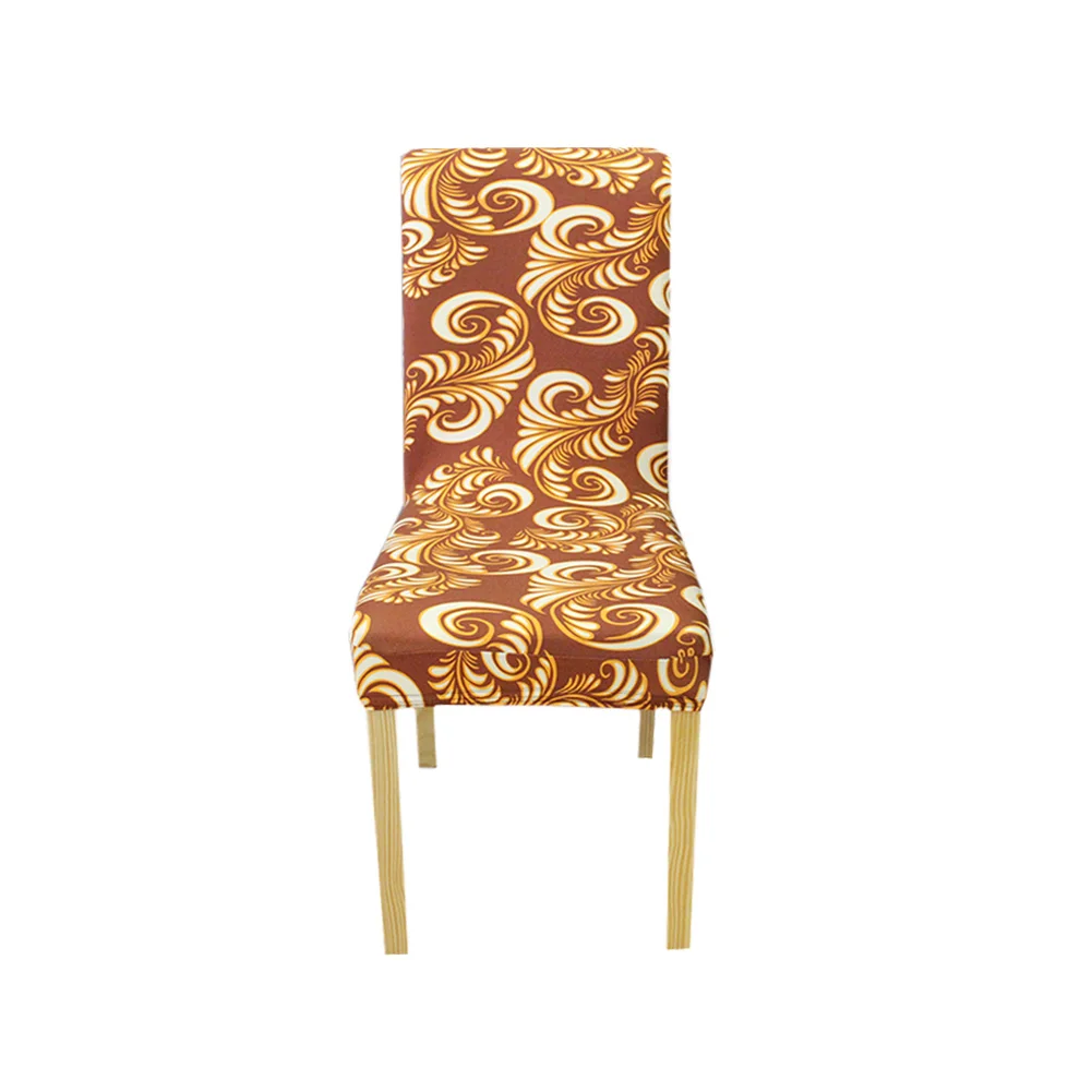 Meijuner чехол для кресла спандекс стрейч чехлы для стульев с печатным рисунком протектор для стула чехол для дома отеля WeddingY384 - Цвет: color23