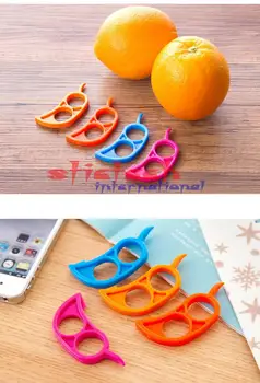 

by dhl or ems 5000pcs Creative Kitchen Gadgets Cooking Tools Orange Peeler Parer Finger Type Open Orange