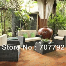 Новая стильная уличная мебель из искусственного ротанга