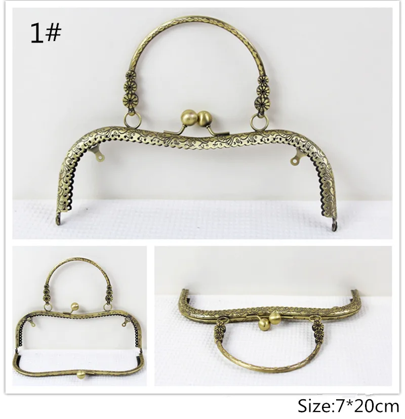 Semicircle Purse Handle Frame Metal Handbags Clasp Lock 16.5cm Bag DIY  Handbag Making Frame Purse