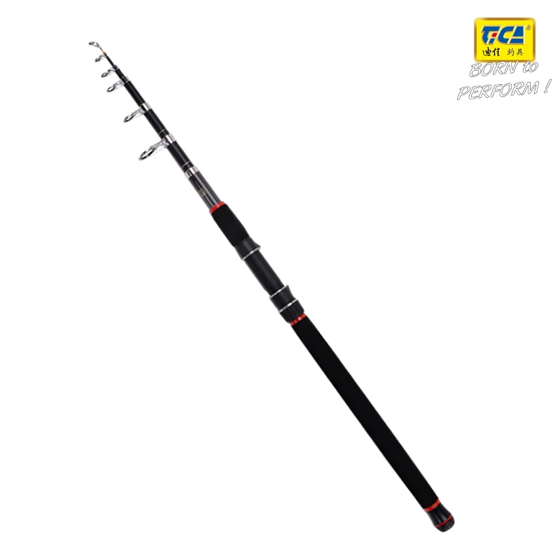 Hole Sale Telescopic Fishing Rod Ocean Rock Fishing Rod 1.8m 2.1m 2.4m 2.6m 3.0m 3.6m High
