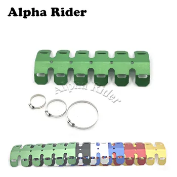 

252MM For Yamaha WR TTR TT TW YZ XT 125 200 225 250 350 450 500 DT1 DT2 DT3 Exhaust Muffler Pipe Leg Protector Heat Shield Cover