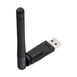 Беспроводной Mini-USB адаптеры для сим-карт, регулируемые маленькие Wi-Fi адаптер с высоким коэффициентом усиления 2,4 ГГц 150 Мбит/с Беспроводной