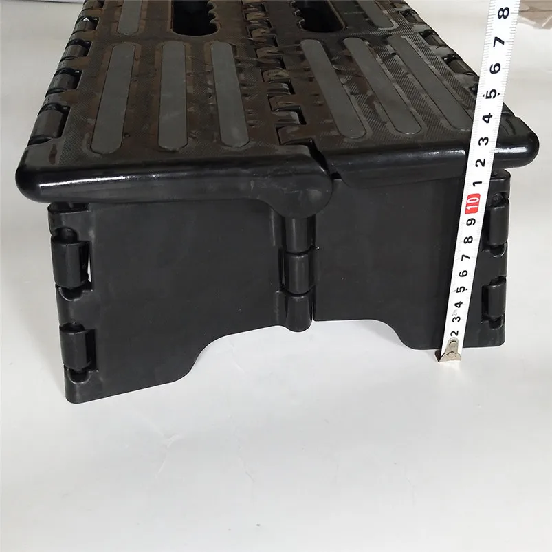 Portable Folding Step Up Stool Car Height Boost Elder Adult Kid Child Locks Into Place Non-slip Grips Large Platform 40AP81