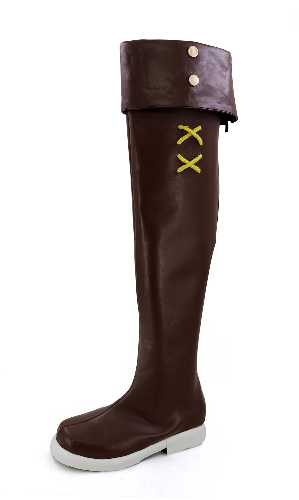 Fairy Tail Lucy Cosplay Long Boots Brown Shoes (3)