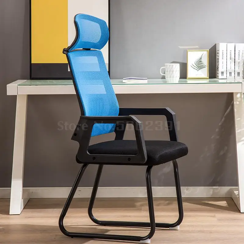 Офисный розовый стул-кресло, стул для встреч, студенческий стул, Сетчатое кресло, компьютерное кресло с бантиком маджонг, домашний стул со спинкой - Цвет: Same as picture4
