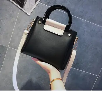 

Female bag small simple style women's tote bag vintage messenger shoulder bag office lady handbag maiyu7e3