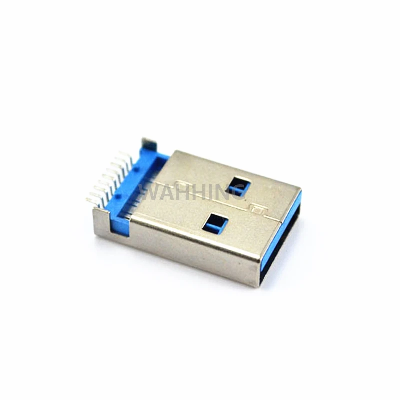 5 шт. Высокоскоростной USB 3 0 A Тип штекер разъем адаптер USB3.0 для пайки передачи