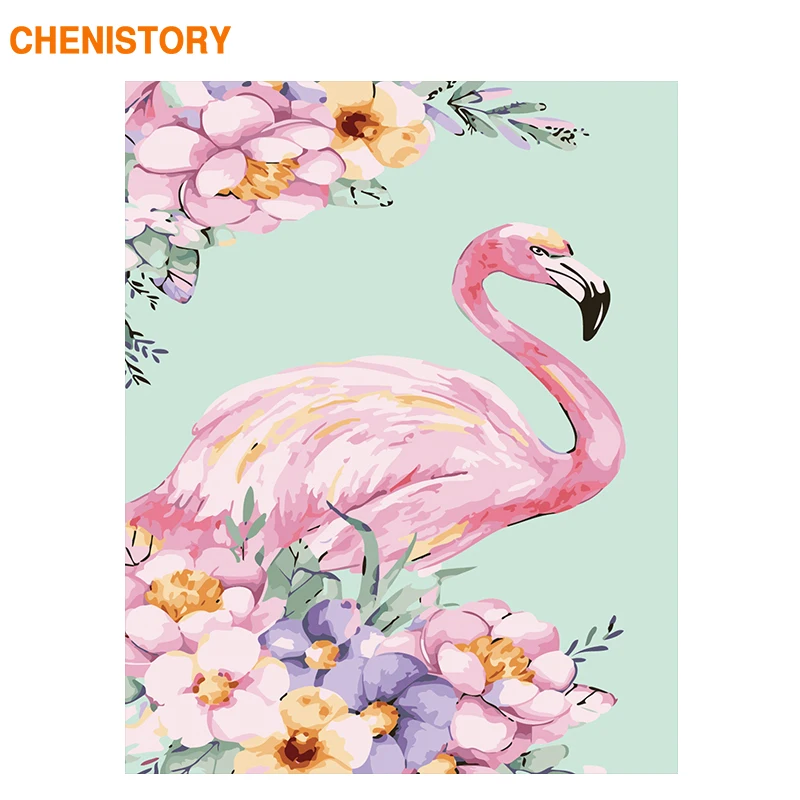 

CHENISTORY Frame Birds DIY Painting By Numbers Animals Coloring By Numbers Wall Art Picture Unique Gift For Home Decor 60x75cm