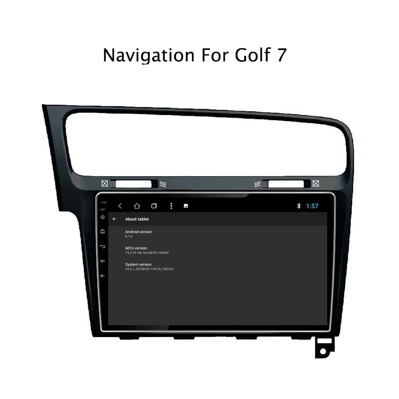 Discount NAVITOPIA 10.1inch 2G RAM 32G ROM Android 8.1 Vehicle Car DVD Multimedia GPS Navigation for VW Golf 7 2014 2015 2016 2017 2018 5