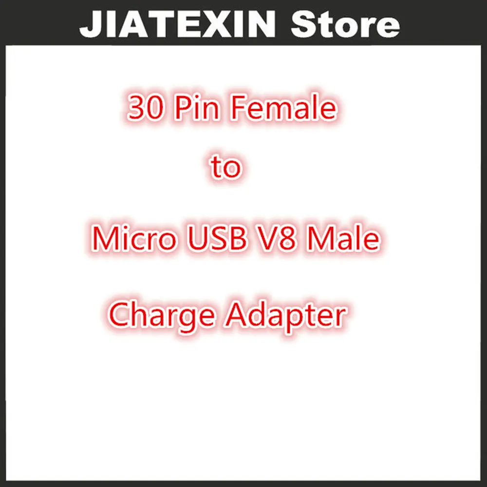 100 шт./лот аудиокабель с переходником 30 Pin типа «мама» к Micro USB V8 Мужской адаптер зарядного устройства для 30 P кабель для samsung Galaxy S2/S3/S4/Note 2