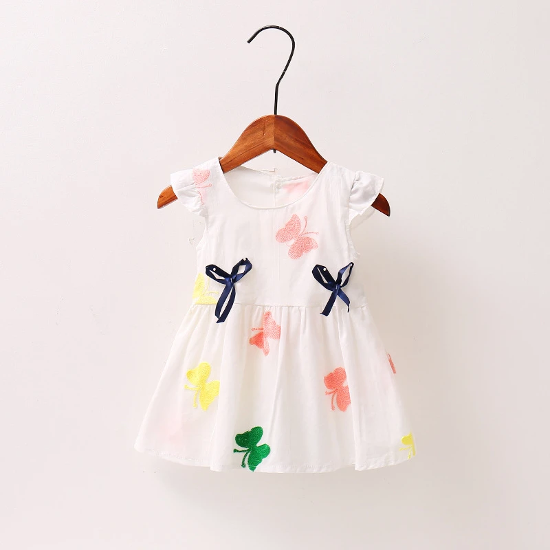 

infant girls fashion dresses summer baby girls bow butterfly derss newborn girls summer dress children princess baby dress