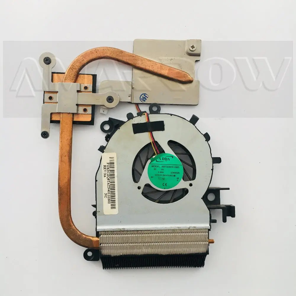 Original For ACER laptop heatsink cooling fan cpu cooler 4738 4783G 4738ZG CPU heatsink Fan+brass radiator